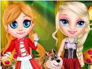 Play Little Elsa In Red Hood Game on FOG.COM