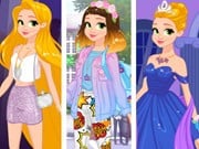 Play Rapunzel Fashionista On The Go Game on FOG.COM