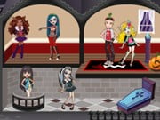Play Monster High Halloween House Game on FOG.COM