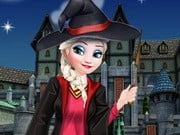 Play Elsa First Day In Hogwarts School Game on FOG.COM