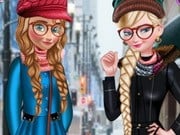 Play Winter Fashion Street Snap Game on FOG.COM