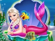 Play Elsa Mermaid Dress Up Game on FOG.COM