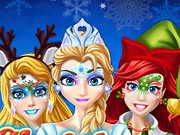 Play Christmas Face Painting Game on FOG.COM
