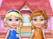 Play Ellie And Annie Doll House Game on FOG.COM