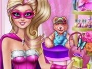 Play Super Barbie Makeup Room Game on FOG.COM
