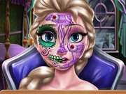 Play Elsa Scary Halloween Makeup Game on FOG.COM