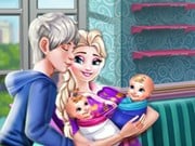 Play Pregnant Elsa Twins Birth Game on FOG.COM