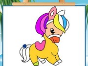 Play Pony Coloring Book 4 Game on FOG.COM