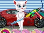 Play Angela Car Cleaning Game on FOG.COM