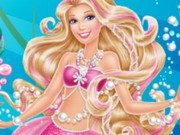 Play Barbie The Pearl Princess Dress Up Game on FOG.COM