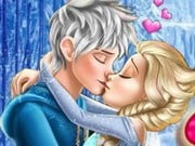 Play Frozen Elsa Kiss Game on FOG.COM