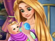 Play Rapunzel Baby Caring Game on FOG.COM