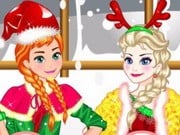Play Elsa And Anna Christmas Day Game on FOG.COM
