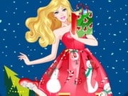 Play Barbie Christmas Princess Dress Up Game on FOG.COM