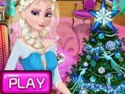 Play Elsa Christmas Room Decoration Game on FOG.COM