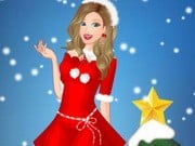 Play Barbie Christmas Night Dress Up Game on FOG.COM
