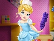 Play Baby Cinderella House Cleaning Game on FOG.COM