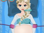 Play Pregnant Elsa Ambulance Game on FOG.COM