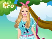 Play Barbie Childish Style Dress Up Game on FOG.COM