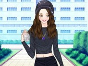 Play Amy Fashion Crop Sweater Dress Game on FOG.COM