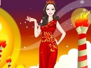 Play Barbie Fire Princess Dress Up Game on FOG.COM