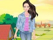 Play Barbie Denim Style Dress Up Game on FOG.COM