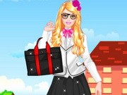 Play Barbie At College Dress Up Game on FOG.COM