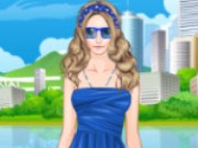 Play Helen Blue Beauty Dress Up Game on FOG.COM
