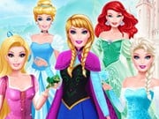 Play Barbie Cosplay Disney Princess Challenge Game on FOG.COM