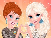Play A Night Out With The Frozen Sisters Game on FOG.COM