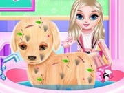 Play Baby Elsa Puppy Surgery Game on FOG.COM