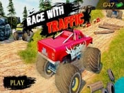 Play Ultimate MonterTruck Race With Traffic 3D Game on FOG.COM