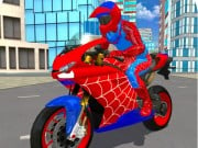 Play Hero Stunt Spider Bike Simulator 3d 2 Game on FOG.COM