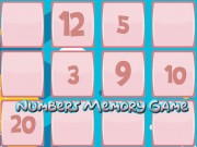 Play Memory Game With Numbers Game on FOG.COM
