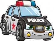Play Cartoon Police Cars Puzzle Game on FOG.COM