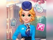 Play Blonde Princess Cabin Crew Makeover Game on FOG.COM