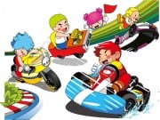 Play Cartoon Kart Puzzle Game on FOG.COM