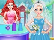 Play Ariel Wedding Dress Shop Game on FOG.COM