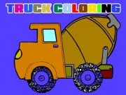 Play Trucks Coloring Book Game on FOG.COM