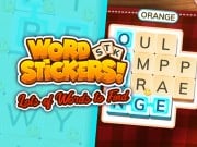 Play Word Stickers! Game on FOG.COM