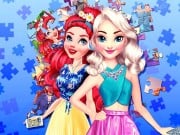 Play Princess Puzzle Portrait Game on FOG.COM
