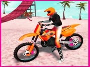 Play Motocross Beach Jumping Bike Stunt Game Game on FOG.COM