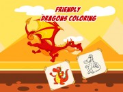 Play Friendly Dragons Coloring Game on FOG.COM