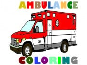 Play Ambulance Trucks Coloring Pages Game on FOG.COM