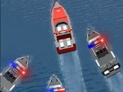 Play Police Boat Chase Game on FOG.COM