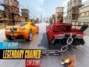 Chained Car Stunts Race Mega Ramp GT Racing