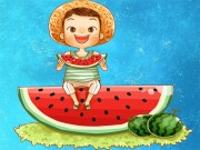 Play Watermelon and Drinks Puzzle Game on FOG.COM