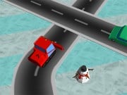 Play Traffic Run Christmas Game on FOG.COM