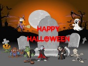 Play Happy Halloween Slide Game on FOG.COM