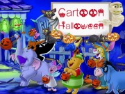 Play Cartoon Halloween Slide Puzzle Game on FOG.COM
